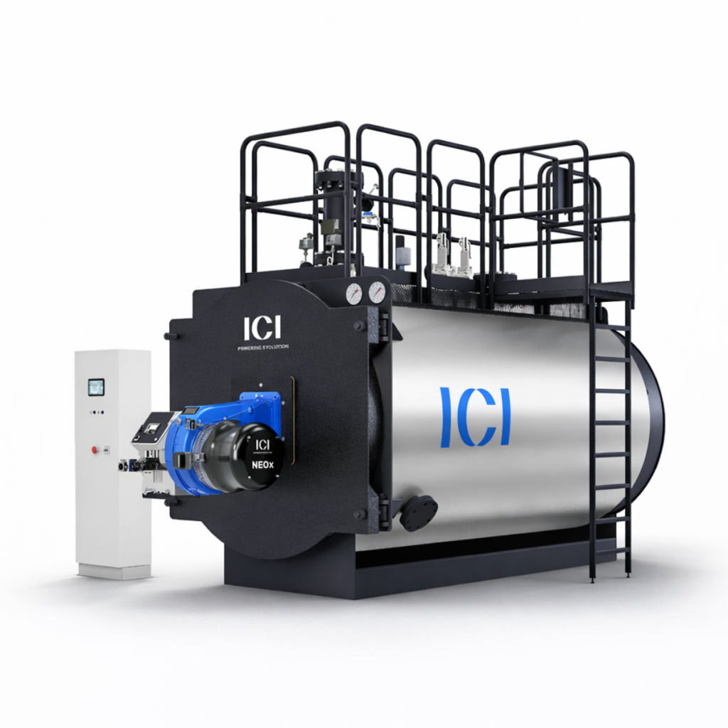 промисловий котел на перегрітій воді ici caldaie asgx en
